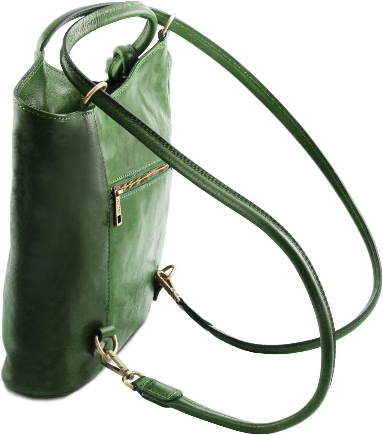 Tuscany Leather Patty - Leather convertible bag - TL141497 (Green)