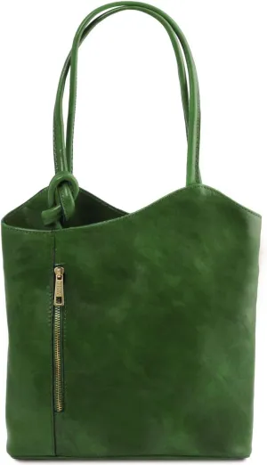Tuscany Leather Patty - Leather convertible bag - TL141497 (Green)