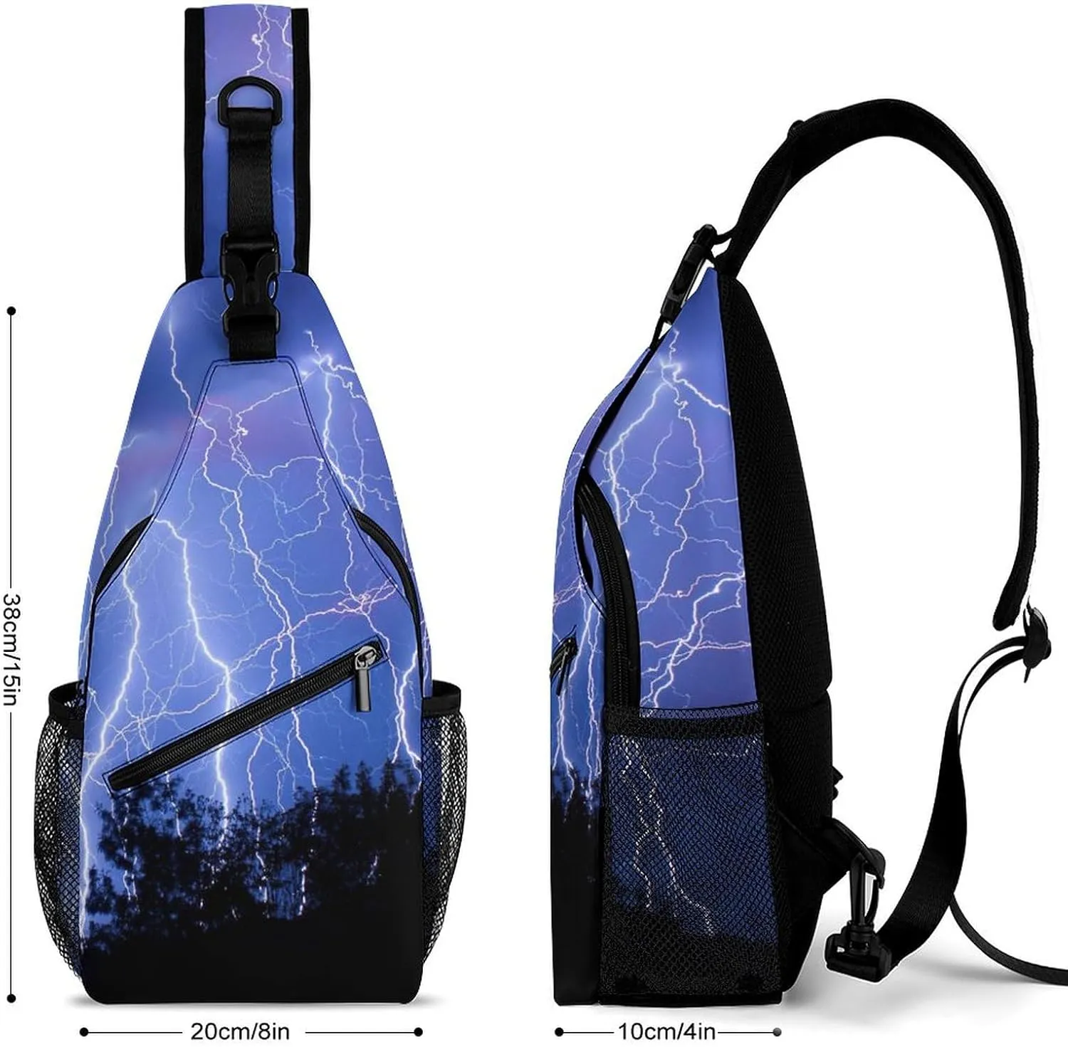 Underwater Paisley Versatile And Convenient Multipurpose Crossbody Bag - Perfect for Travel And Hiking