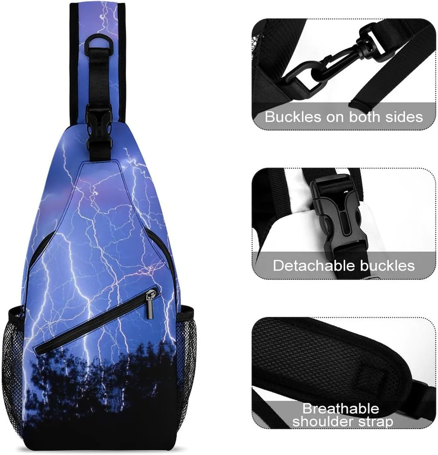 Underwater Paisley Versatile And Convenient Multipurpose Crossbody Bag - Perfect for Travel And Hiking
