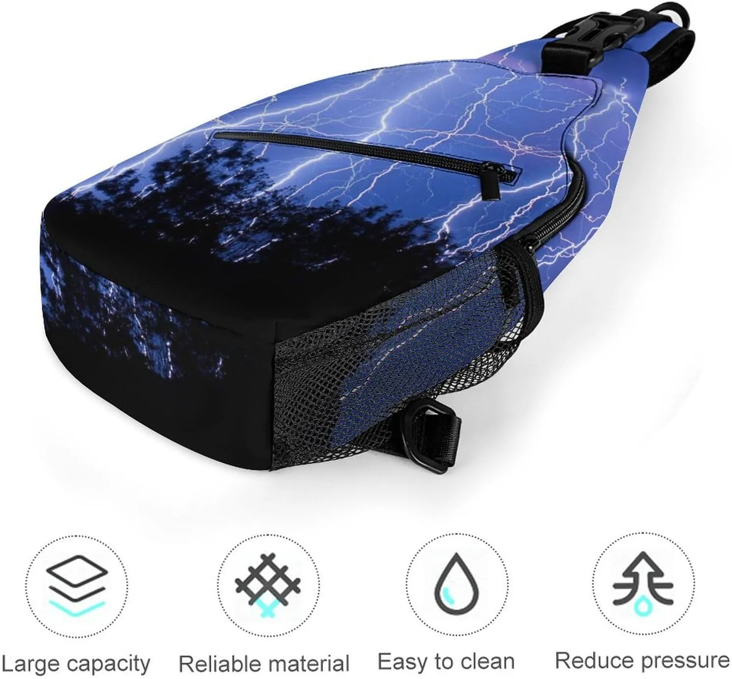 Underwater Paisley Versatile And Convenient Multipurpose Crossbody Bag - Perfect for Travel And Hiking