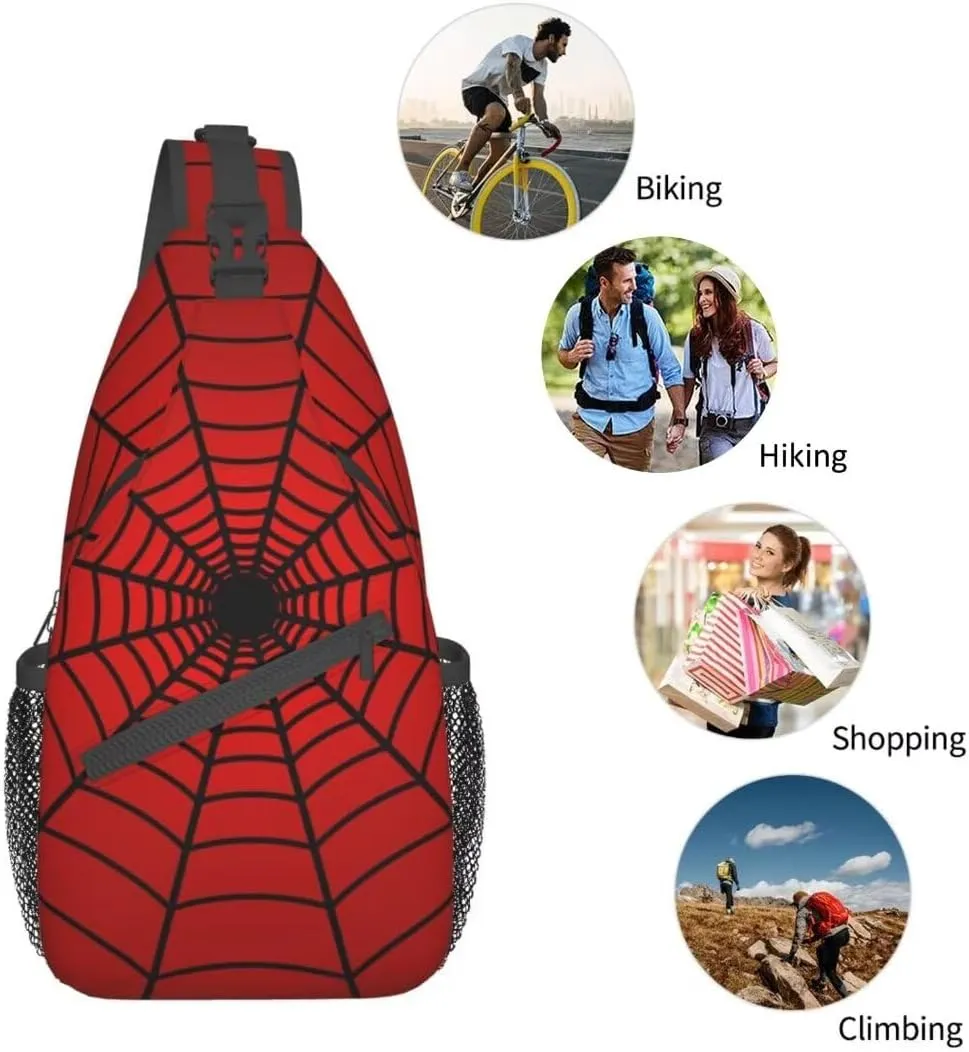 Unisex Sling Bag Crossbody Backpack for Men Women Casual Chest Bag Shoulder Backpack Sport Travel Hiking Daypack