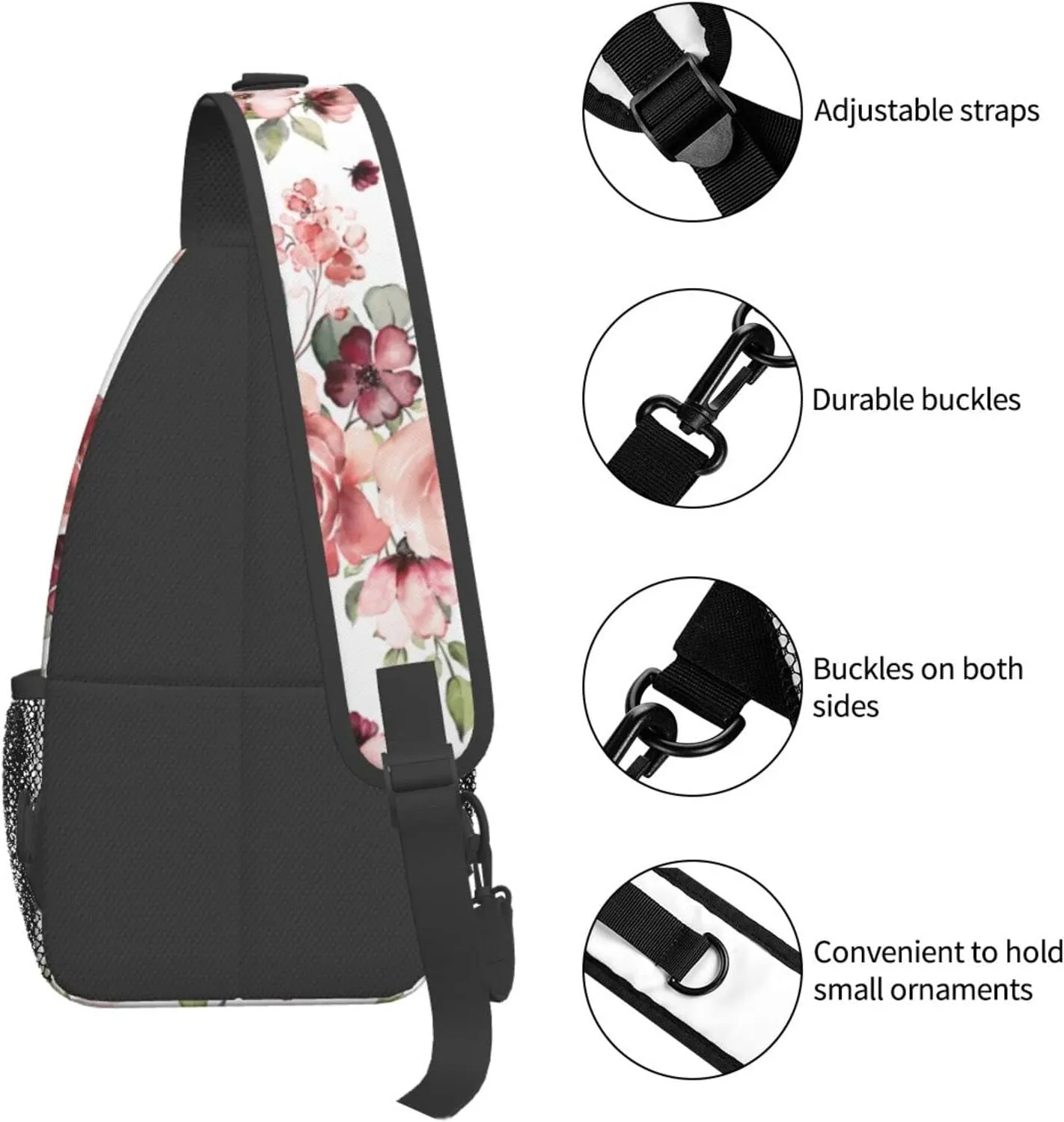 Unisex Sling Bag Crossbody Backpack for Men Women Casual Chest Bag Shoulder Backpack Sport Travel Hiking Daypack