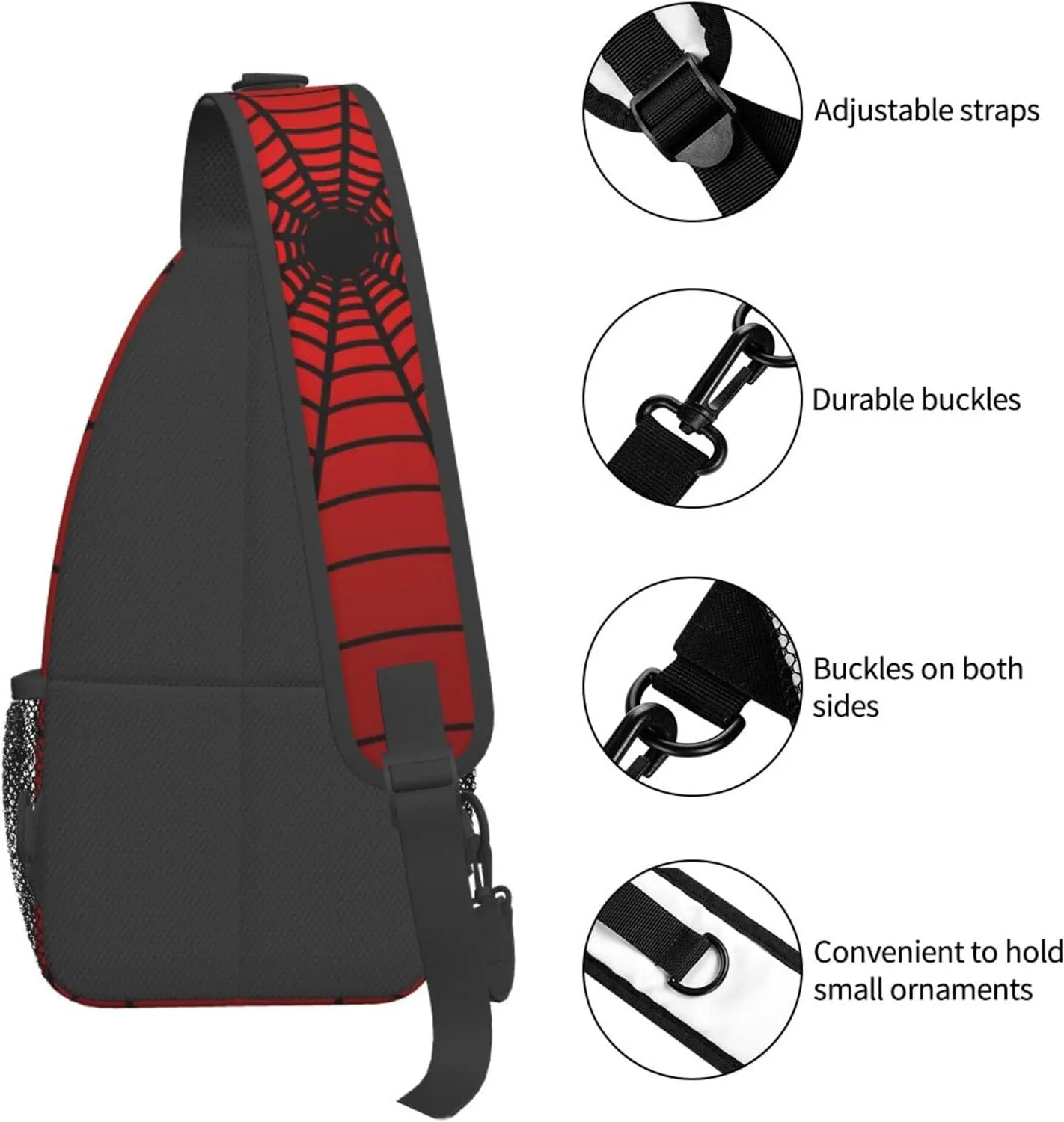Unisex Sling Bag Crossbody Backpack for Men Women Casual Chest Bag Shoulder Backpack Sport Travel Hiking Daypack