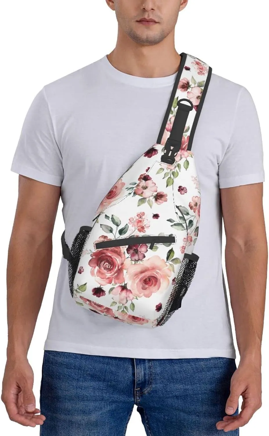 Unisex Sling Bag Crossbody Backpack for Men Women Casual Chest Bag Shoulder Backpack Sport Travel Hiking Daypack