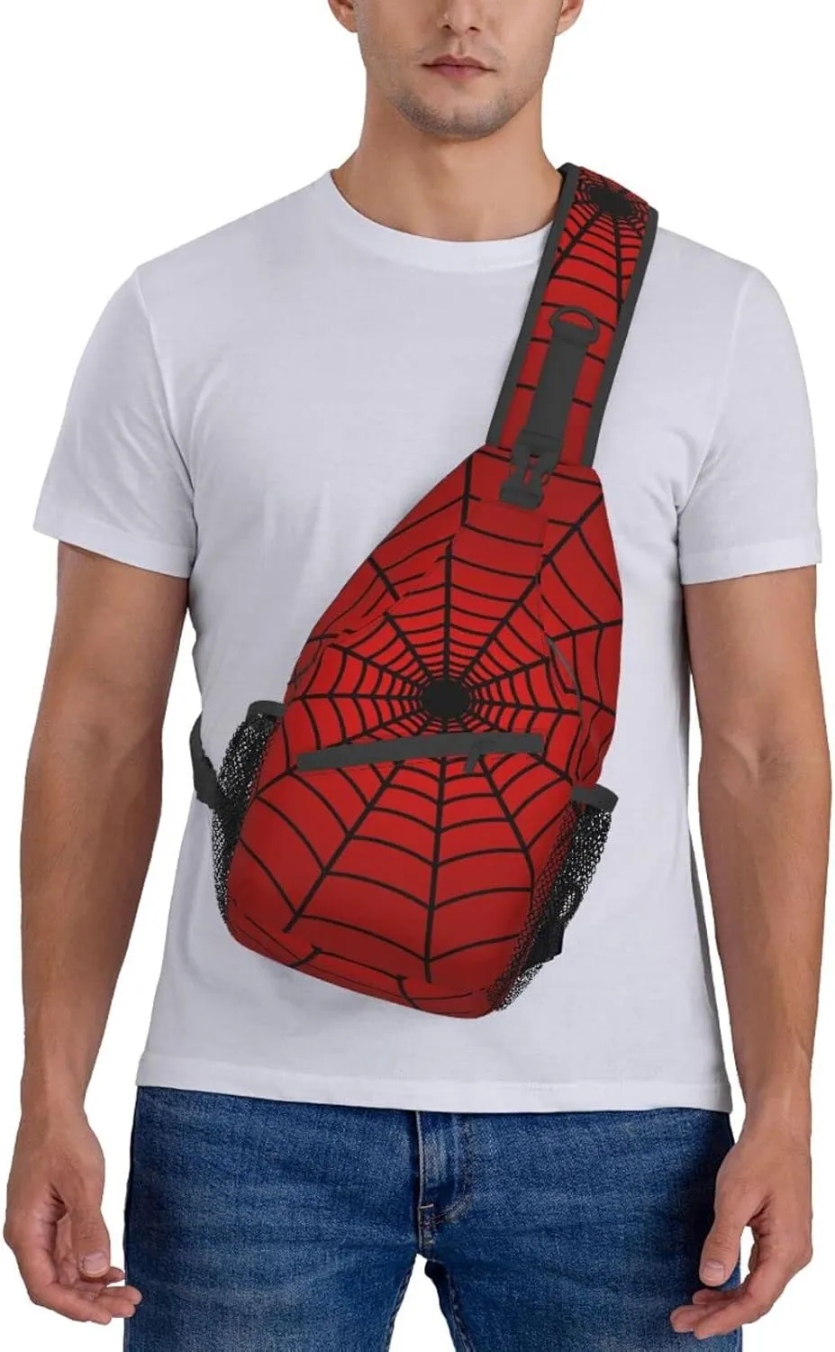 Unisex Sling Bag Crossbody Backpack for Men Women Casual Chest Bag Shoulder Backpack Sport Travel Hiking Daypack