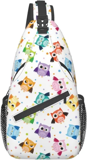 Unisex Sling Bag Crossbody Backpack for Men Women Casual Chest Sling Bag Shoulder Backpack Travel Hiking Daypack