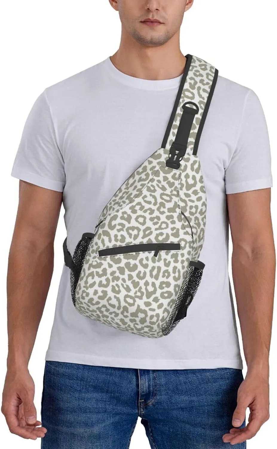 Unisex Sling Bag Crossbody Backpack for Men Women Casual Chest Sling Bag Shoulder Backpack Travel Hiking Daypack