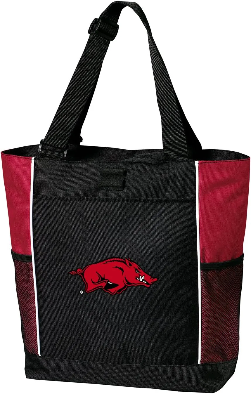 University of Arkansas Tote Bags Red Arkansas Razorbacks Totes Beach Travel