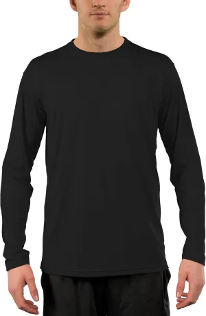 Vapor Apparel Men's Outdoor UPF 50  Long Sleeve T-Shirt, UV Sun Protection for Fishing, Running, Hiking, Swimming
