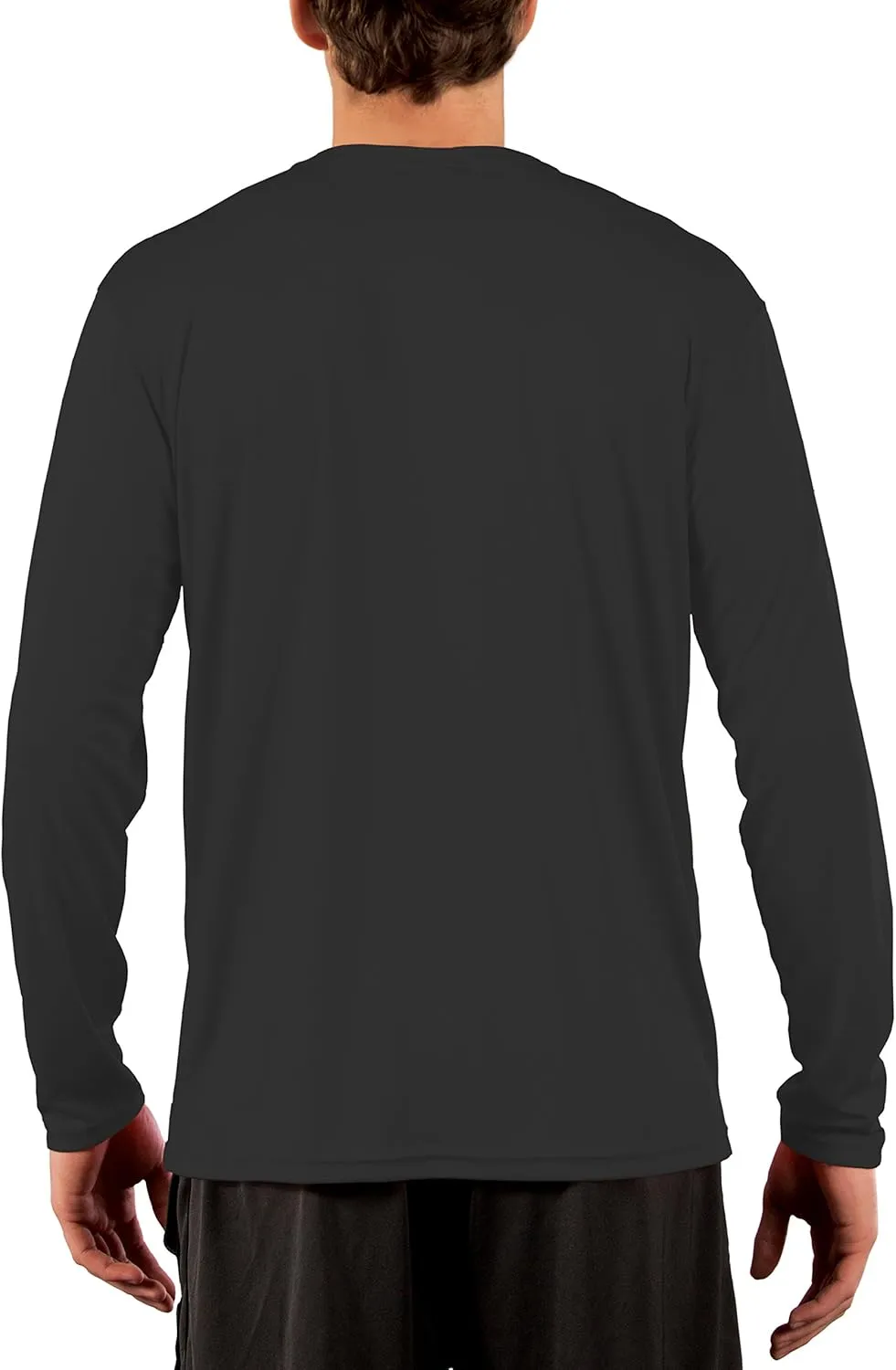 Vapor Apparel Men's Outdoor UPF 50  Long Sleeve T-Shirt, UV Sun Protection for Fishing, Running, Hiking, Swimming