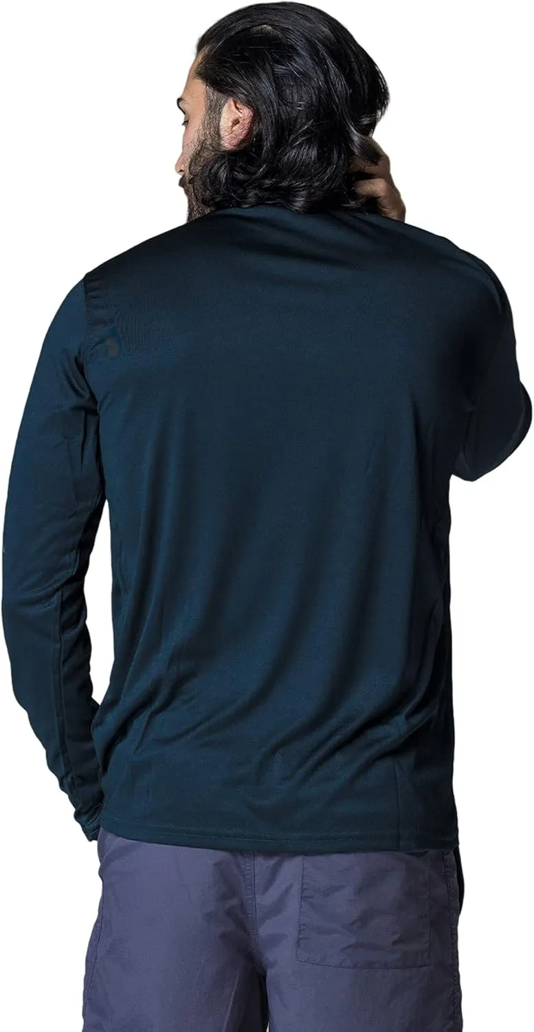 Vapor Apparel Men's Outdoor UPF 50  Long Sleeve T-Shirt, UV Sun Protection for Fishing, Running, Hiking, Swimming