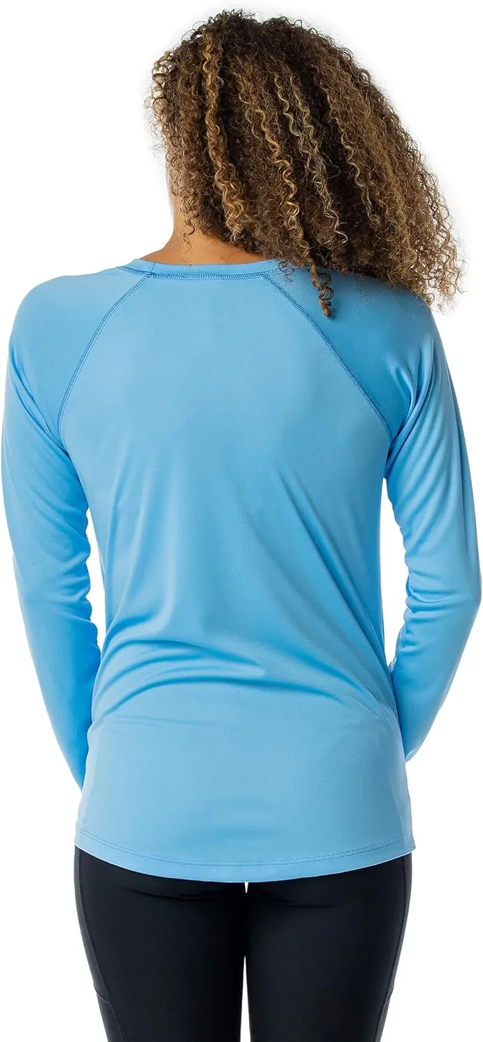 Vapor Apparel Women’s UPF 50  UV Sun Protection Long Sleeve Performance Regular Fit T-Shirt for Sports and Outdoor