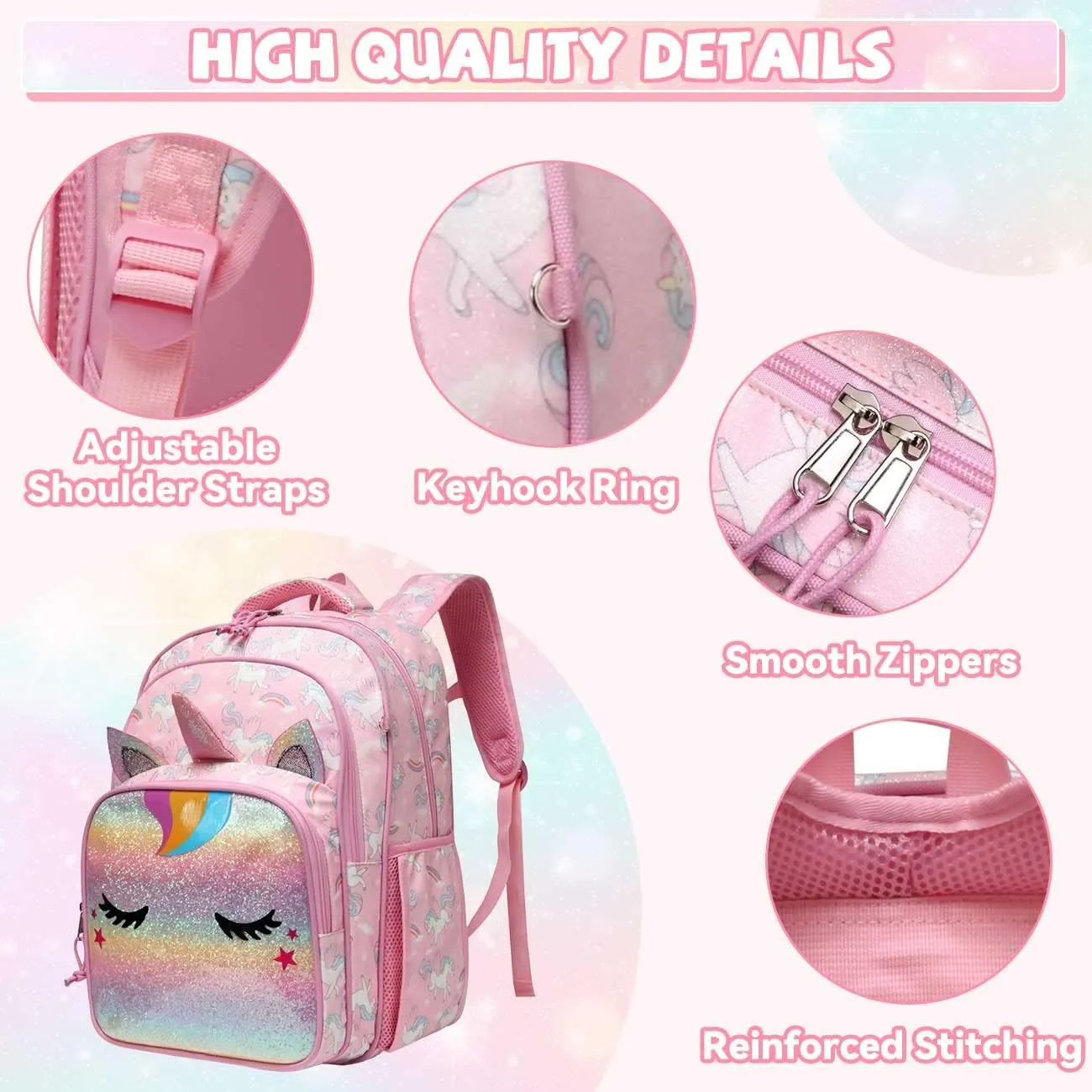 VASCHY Kids backpacks, 16in Water Resistant Boys Girls Backpack for Preschool/Primary/Elementary School Bookbag