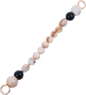 Veemoon 1pc Contrast Color Thick Chain Resin Chain Bag Purse Chain Trendy Strap Replacement Silver Chain Purse Chains Trendy Purses Fashionable Chain Replacement Chain Brown