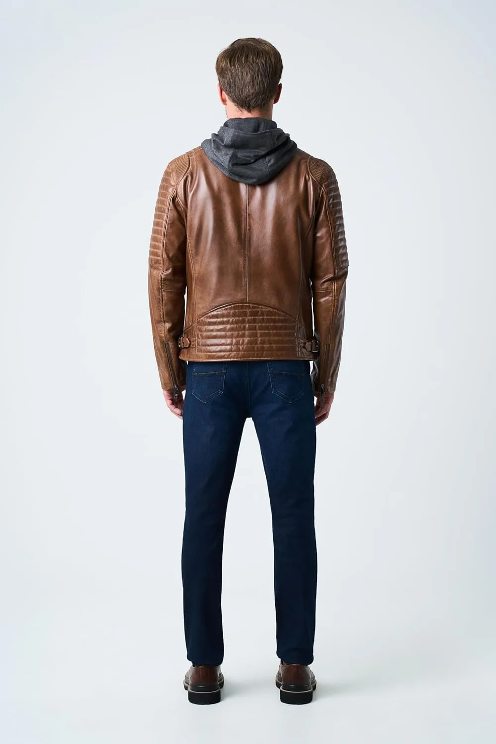 VELEZ Full Grain Leather Jackets for Men Casual Stylish Fashion