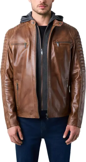 VELEZ Full Grain Leather Jackets for Men Casual Stylish Fashion