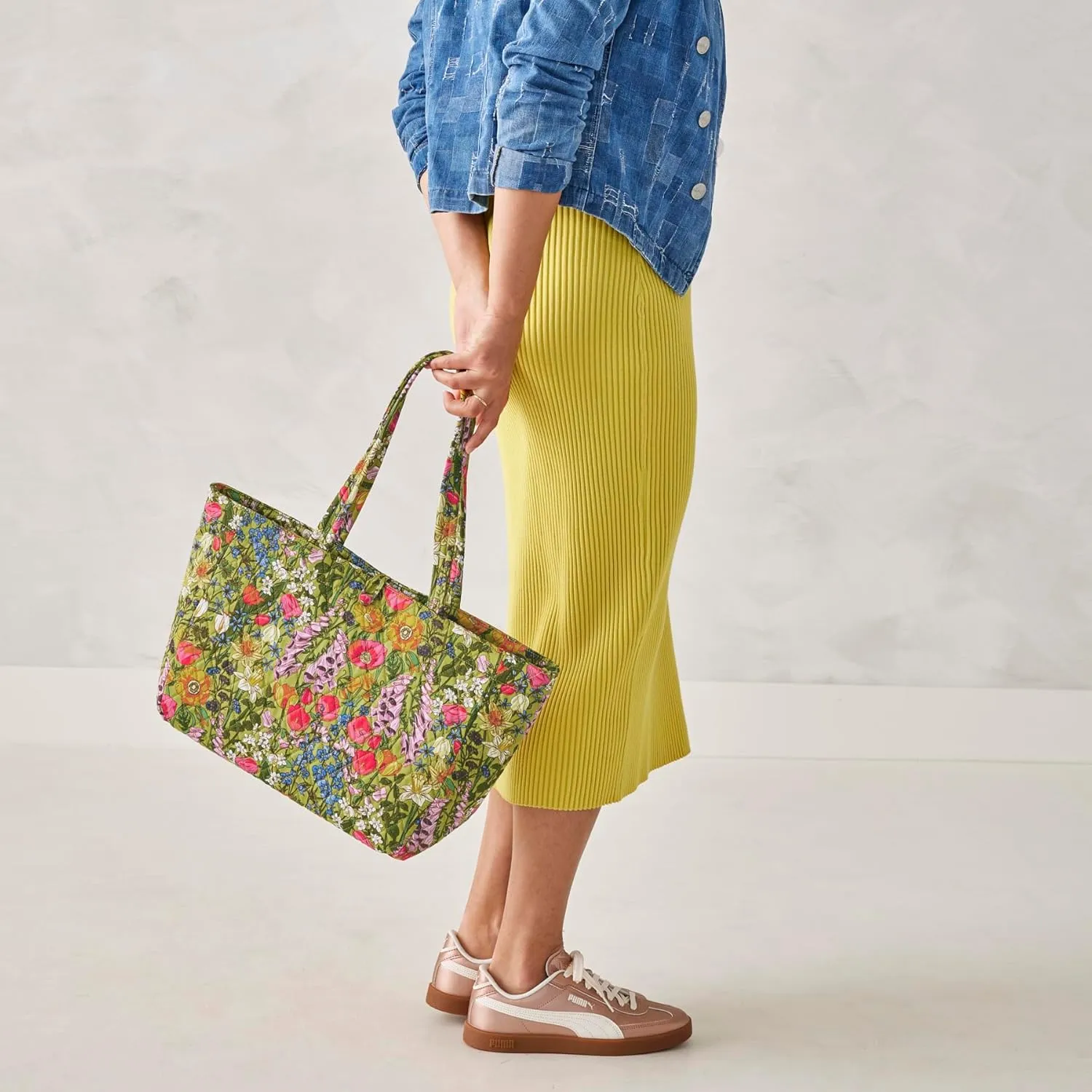 Vera Bradley Premium Cotton Small Hathaway Tote