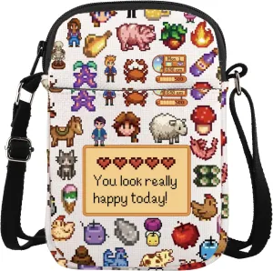 Video Game Inspired Gift Gamer Merchandise Crossbody Bag Cosplay Game Fans Gift Farming Country Adventure Gaming Gift