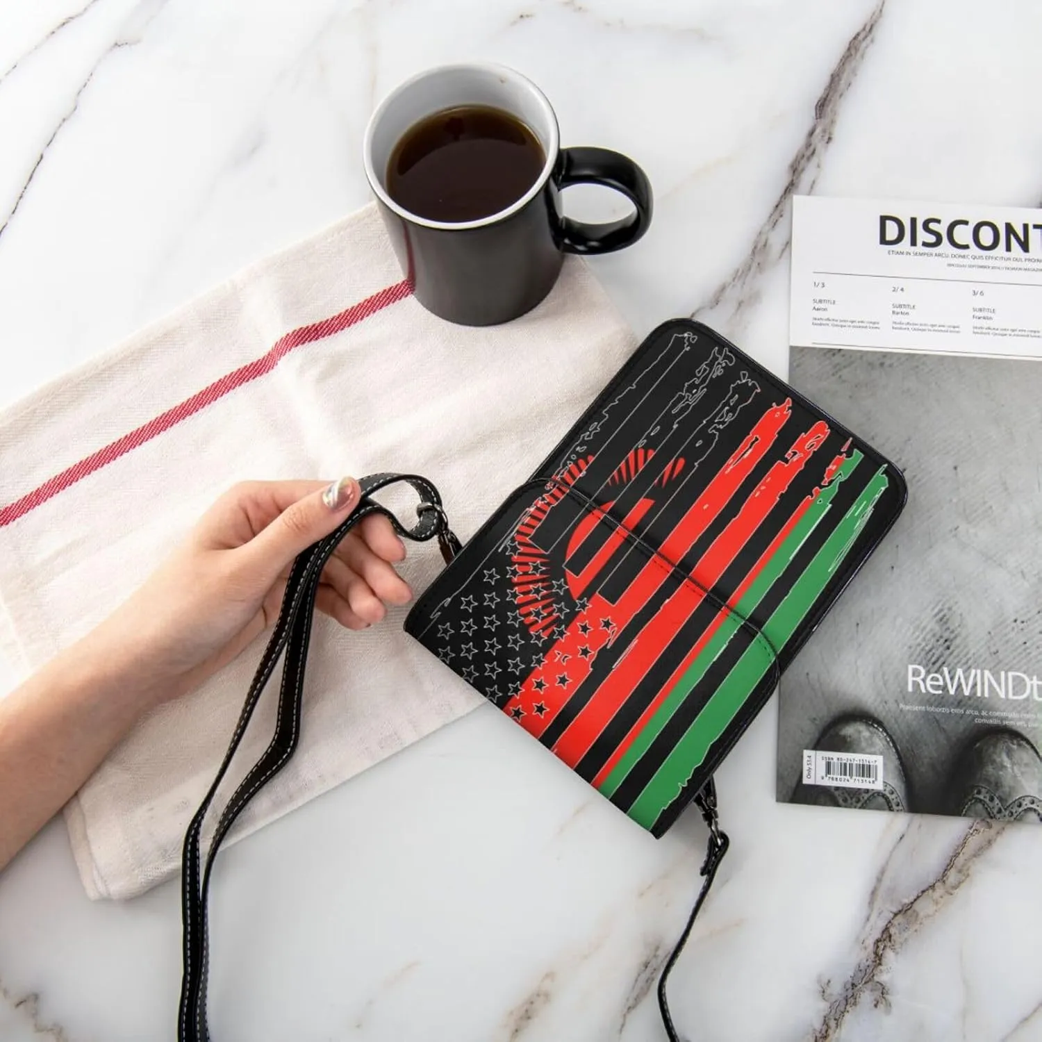 Vintage Niger Nigerien America Flag Striped Patterns Small Crossbody Purse Cell Phone Bag for Women