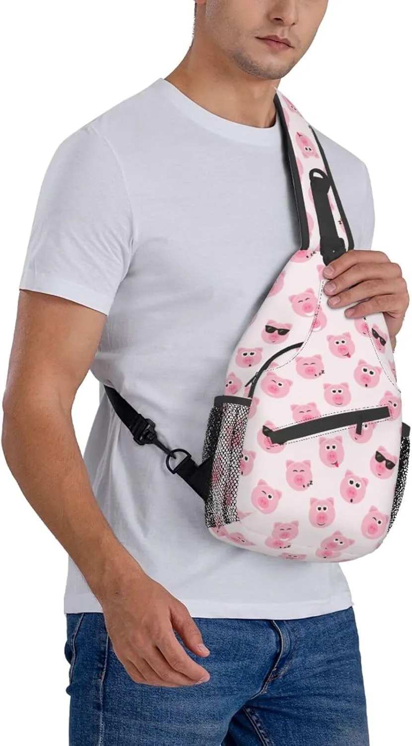 VOOHDDY Sling Bag For Women Men Travel Hiking Backpack Crossbody Shoulder Chest Bags Casual Daypack Sport