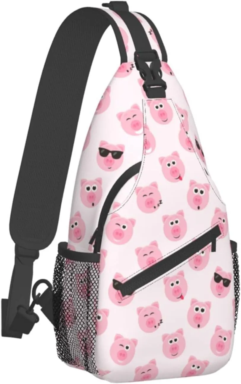 VOOHDDY Sling Bag For Women Men Travel Hiking Backpack Crossbody Shoulder Chest Bags Casual Daypack Sport
