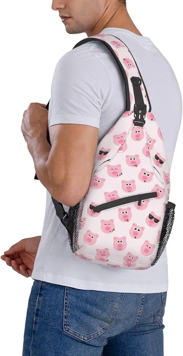 VOOHDDY Sling Bag For Women Men Travel Hiking Backpack Crossbody Shoulder Chest Bags Casual Daypack Sport