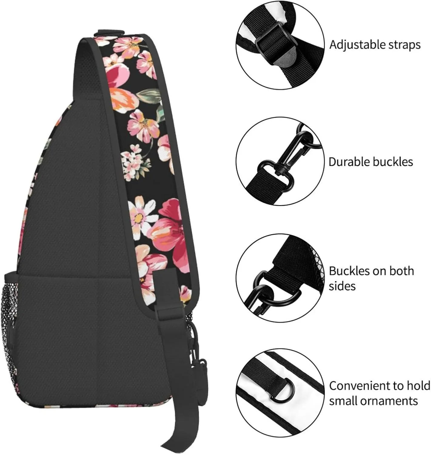 VOOHDDY Sling Bag For Women Men Travel Hiking Backpack Crossbody Shoulder Chest Bags Casual Daypack Sport