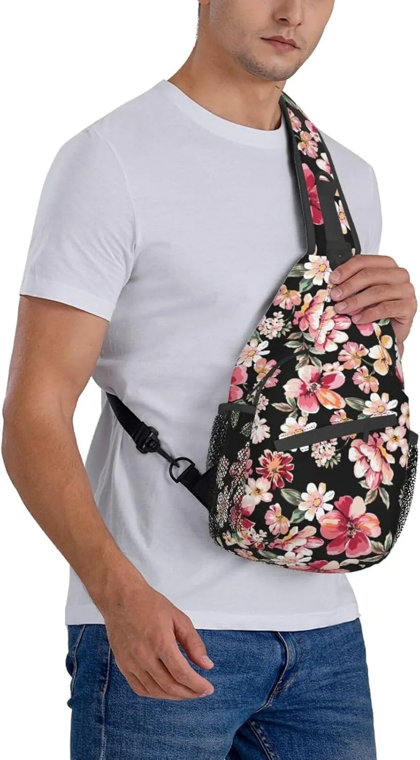 VOOHDDY Sling Bag For Women Men Travel Hiking Backpack Crossbody Shoulder Chest Bags Casual Daypack Sport