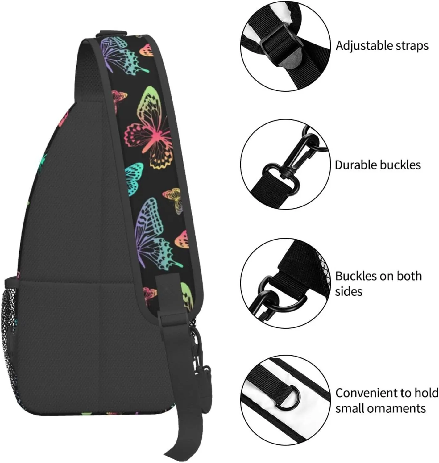 VOOHDDY Sling Bag For Women Men Travel Hiking Backpack Crossbody Shoulder Chest Bags Casual Daypack Sport
