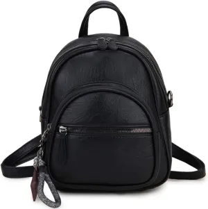 VX VONXURY Mini Backpack Purse,Small Convertible Backpack for Women Ladies with Detachable Straps