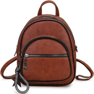 VX VONXURY Mini Backpack Purse,Small Convertible Backpack for Women Ladies with Detachable Straps