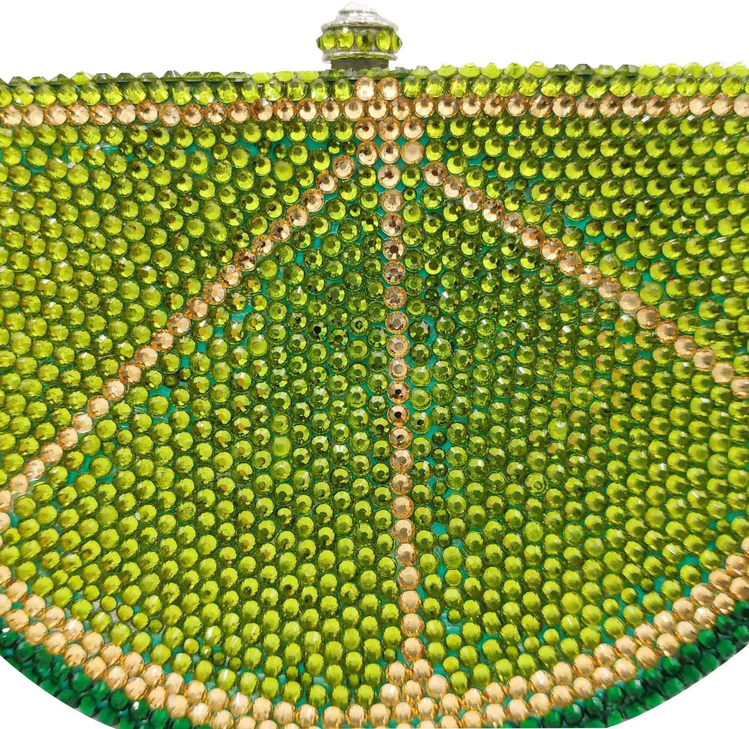 Watermelon Slice Crystal Clutch Bag Women Fruits Evening Handbags Bridal Party Rhinestone Purse Wedding Bag,Mini