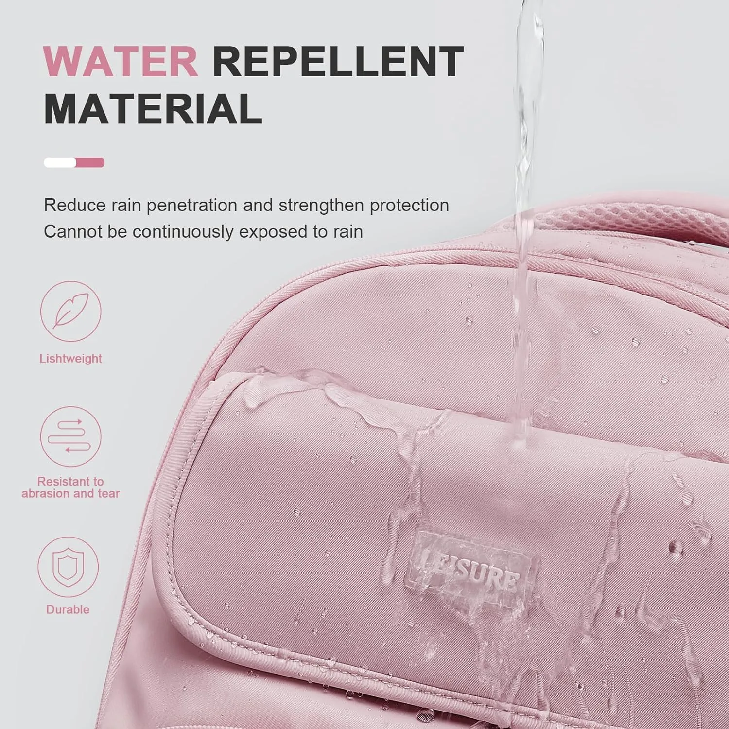 Waterproof School Backpack For College Students Women,Simple Kawaii Bookbags,Casual Laptop Travel Daypack Backpacks,Lightweight School Bags For Girls(Purple)