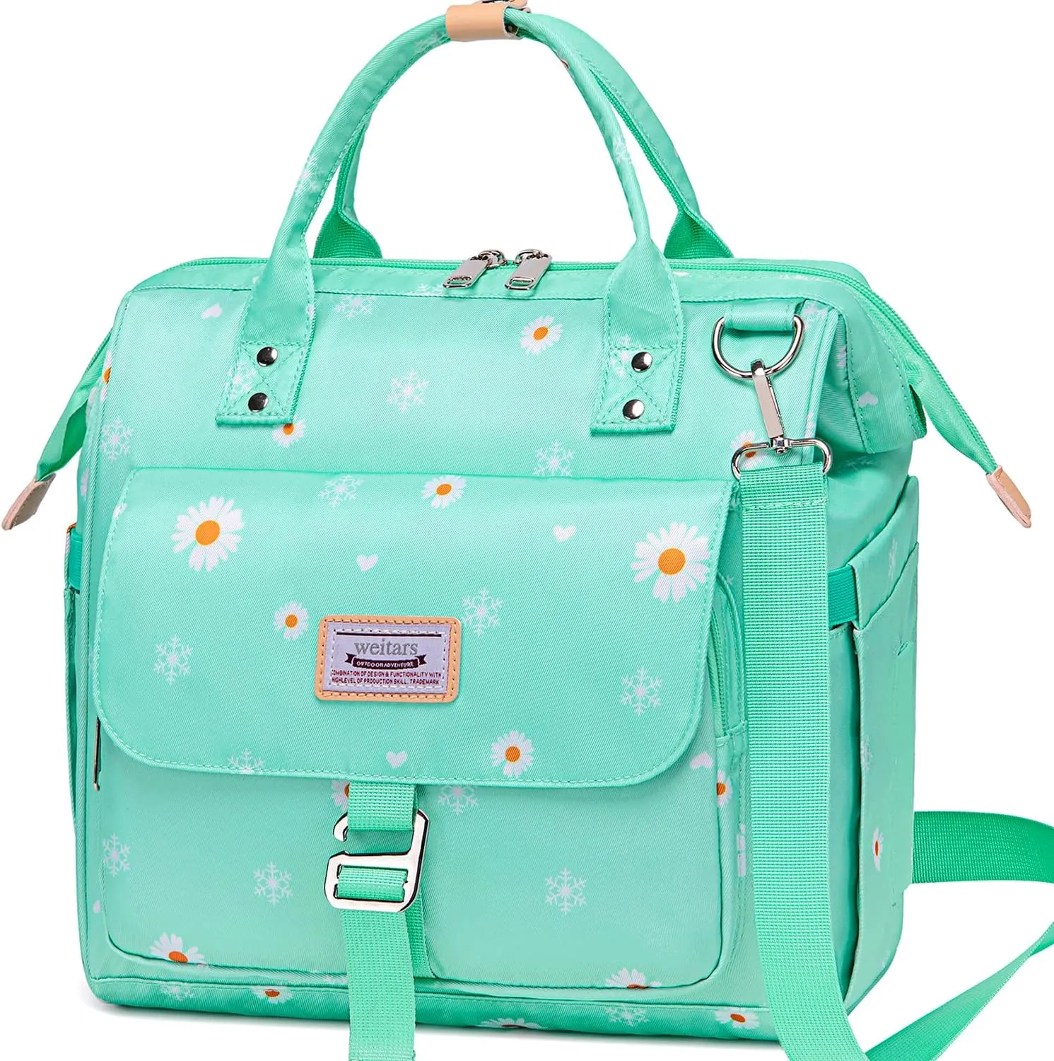 Weitars Large Lunch Bag for Women,Insulated Lunch Box Lunch Tote,Lunch Cooler Purse With Removable Shoulder Strap,Lunchbox For Work Picnic Hiking