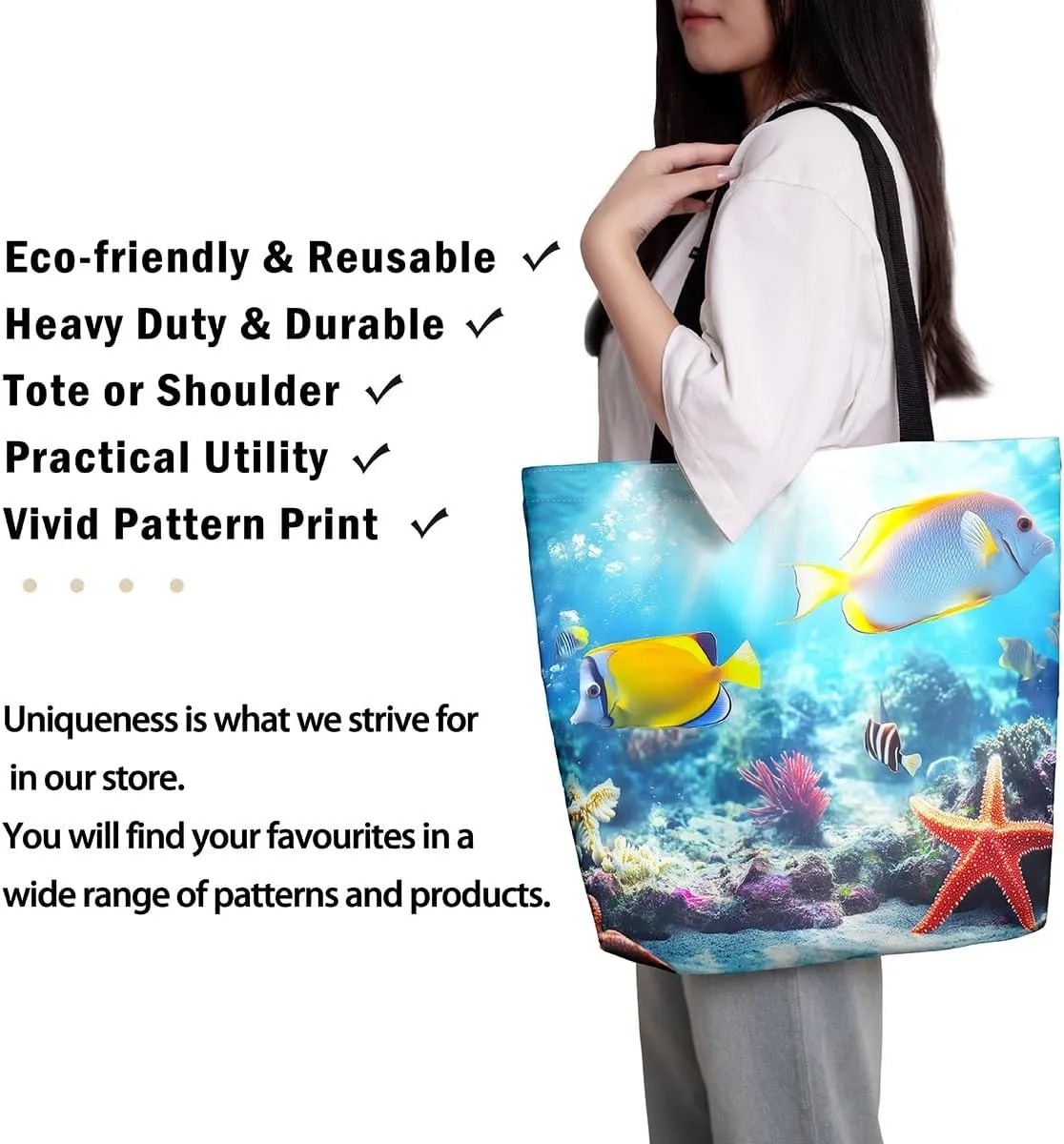 Wild Animals Canvas Tote Bag for Women,Tiger Leopard Travel Bag Zebra Giraffe Cheetah Cloth Cotton Bags