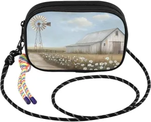 Windmill Barn Daisy Crossbody Bag for Women Cell Phone Purses Women's Small Shoulder Handbags Wallet Purse with Strap