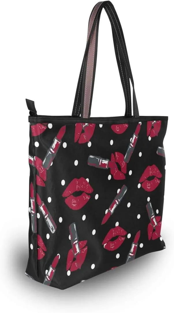Woman Tote Bag Cute French Bulldog Shoulder Handbag for Work Travel Business Beach Shopping School