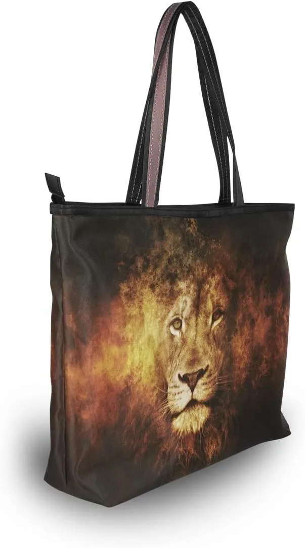 Woman Tote Bag Shoulder Handbag African American Woman for Work Travel Business Beach Shopping School