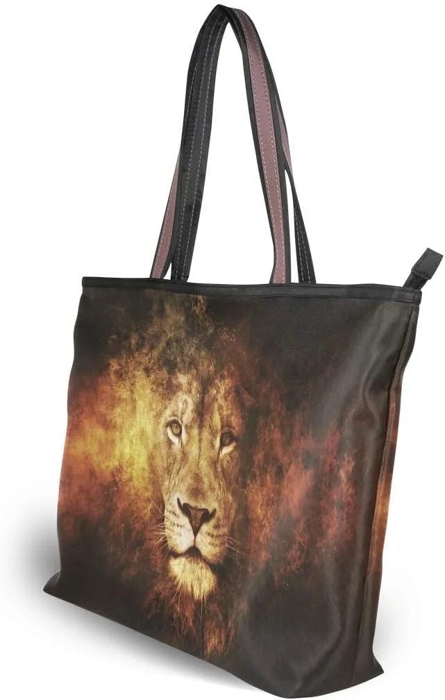 Woman Tote Bag Shoulder Handbag African American Woman for Work Travel Business Beach Shopping School
