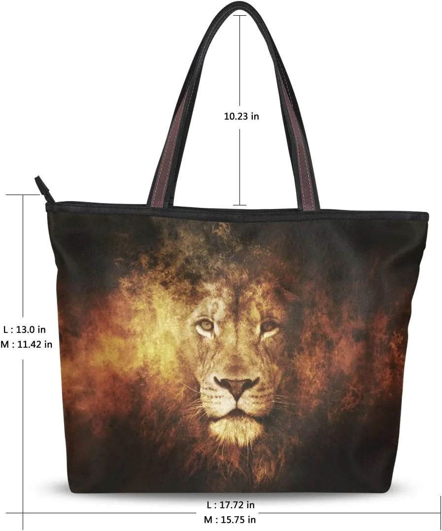 Woman Tote Bag Shoulder Handbag African American Woman for Work Travel Business Beach Shopping School