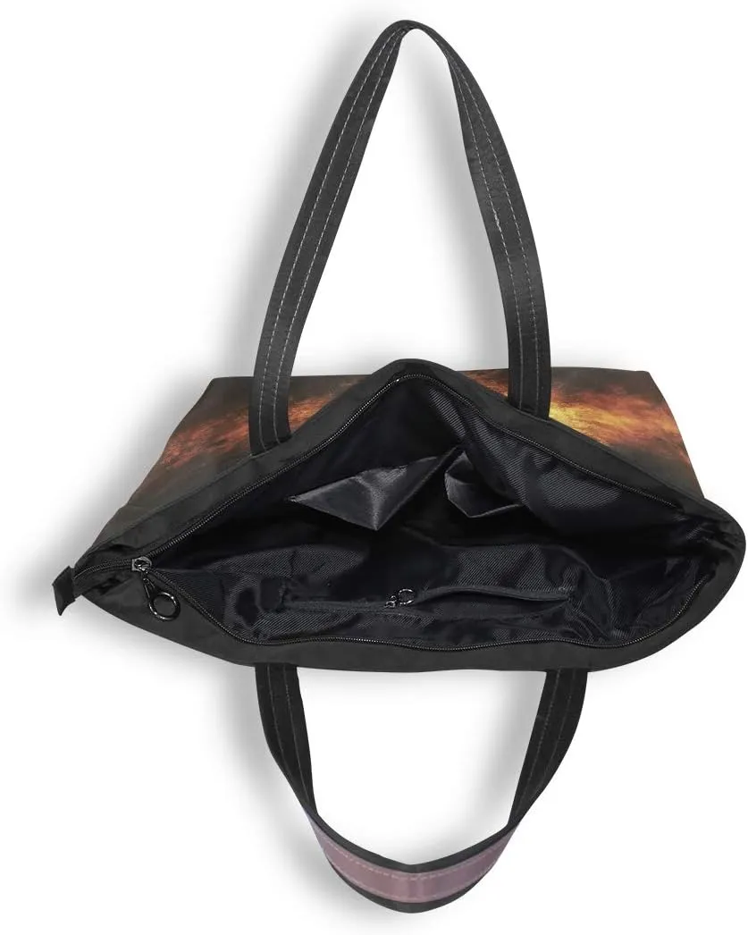 Woman Tote Bag Shoulder Handbag African American Woman for Work Travel Business Beach Shopping School