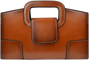 Women Crocodile Embossed Handbag Vintage Flap Tote Purse Evening Clutch Shoulder Bag