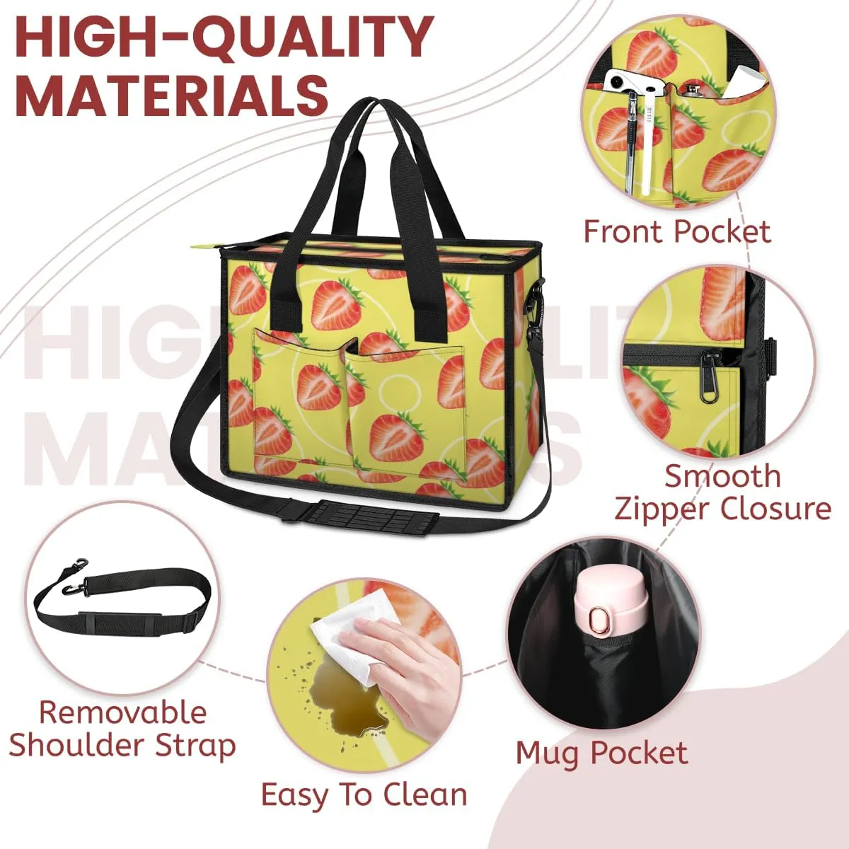 Women Fashion Tote Bag Wallet Shoulder Bags Set 3PCS Top Handle Satchel Purse Large Zippered Handbag Daily Use