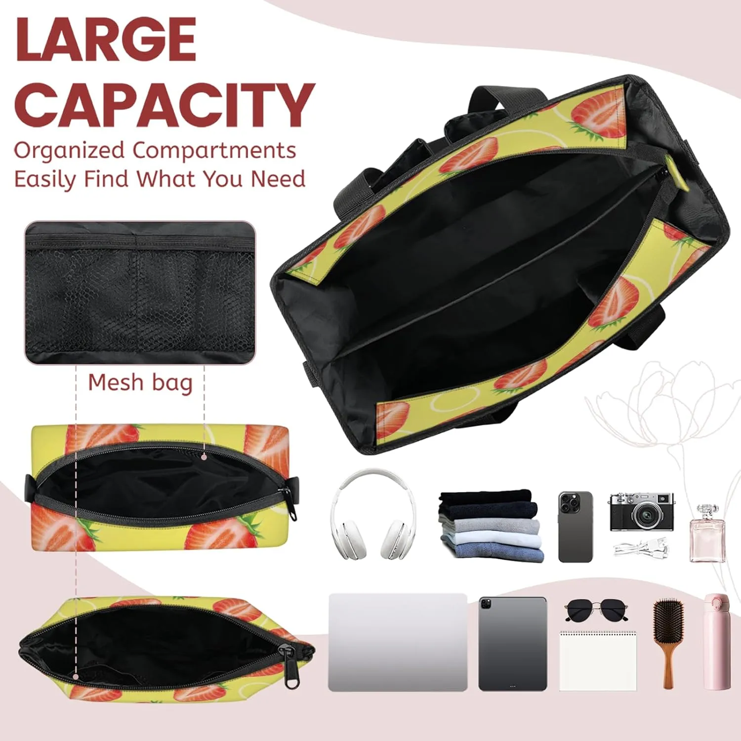 Women Fashion Tote Bag Wallet Shoulder Bags Set 3PCS Top Handle Satchel Purse Large Zippered Handbag Daily Use