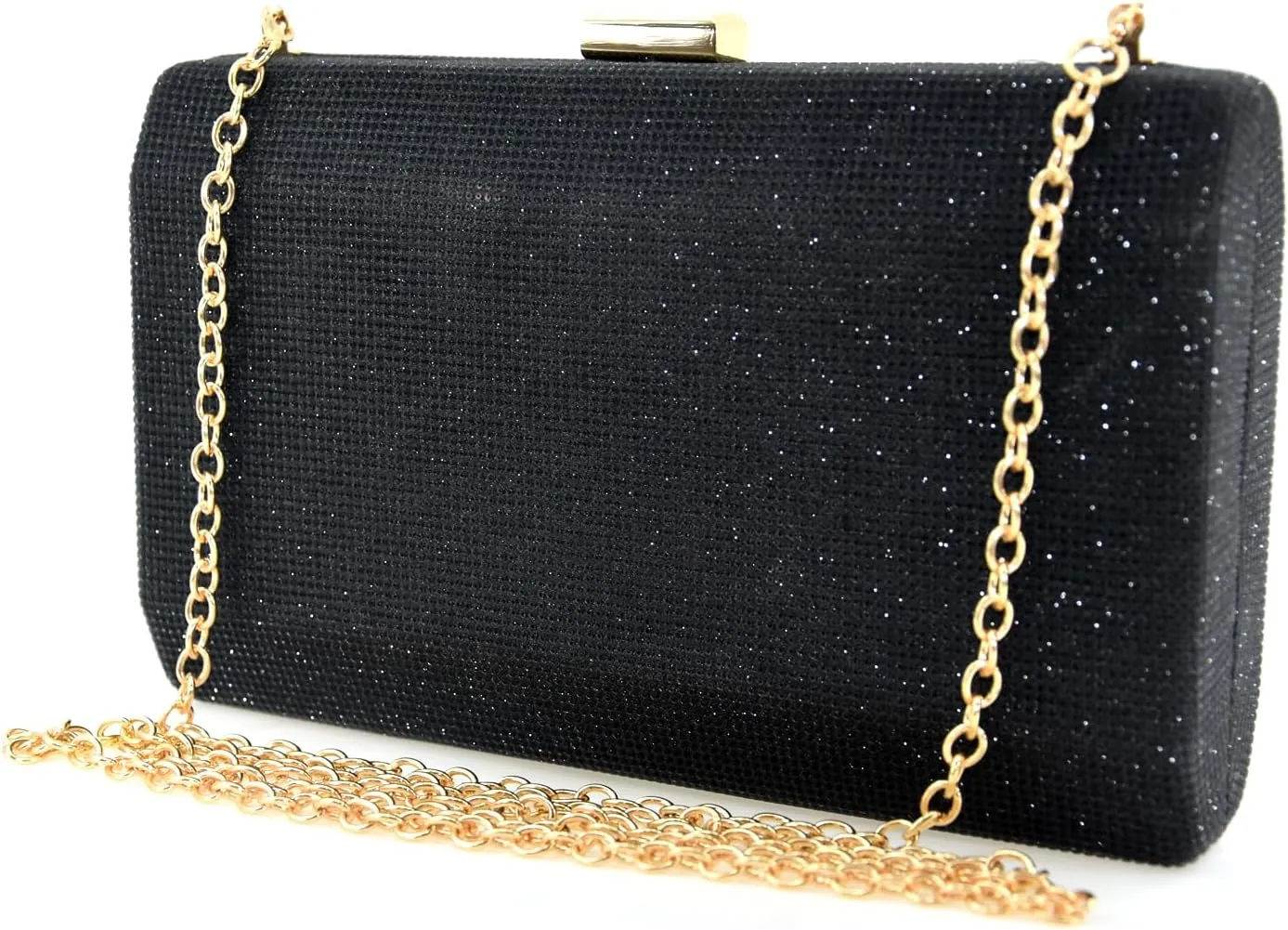 Women Glistening Iron Handbag Evening Clutch Bag Glitter Handbag Party Bag Formal Simple Fashion Clutches