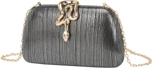 Women's Clutches Purses Formal Evening Bags with Snake Buckle Wedding Prom Cocktail Party Shoulder Crossbody Handbags 2025