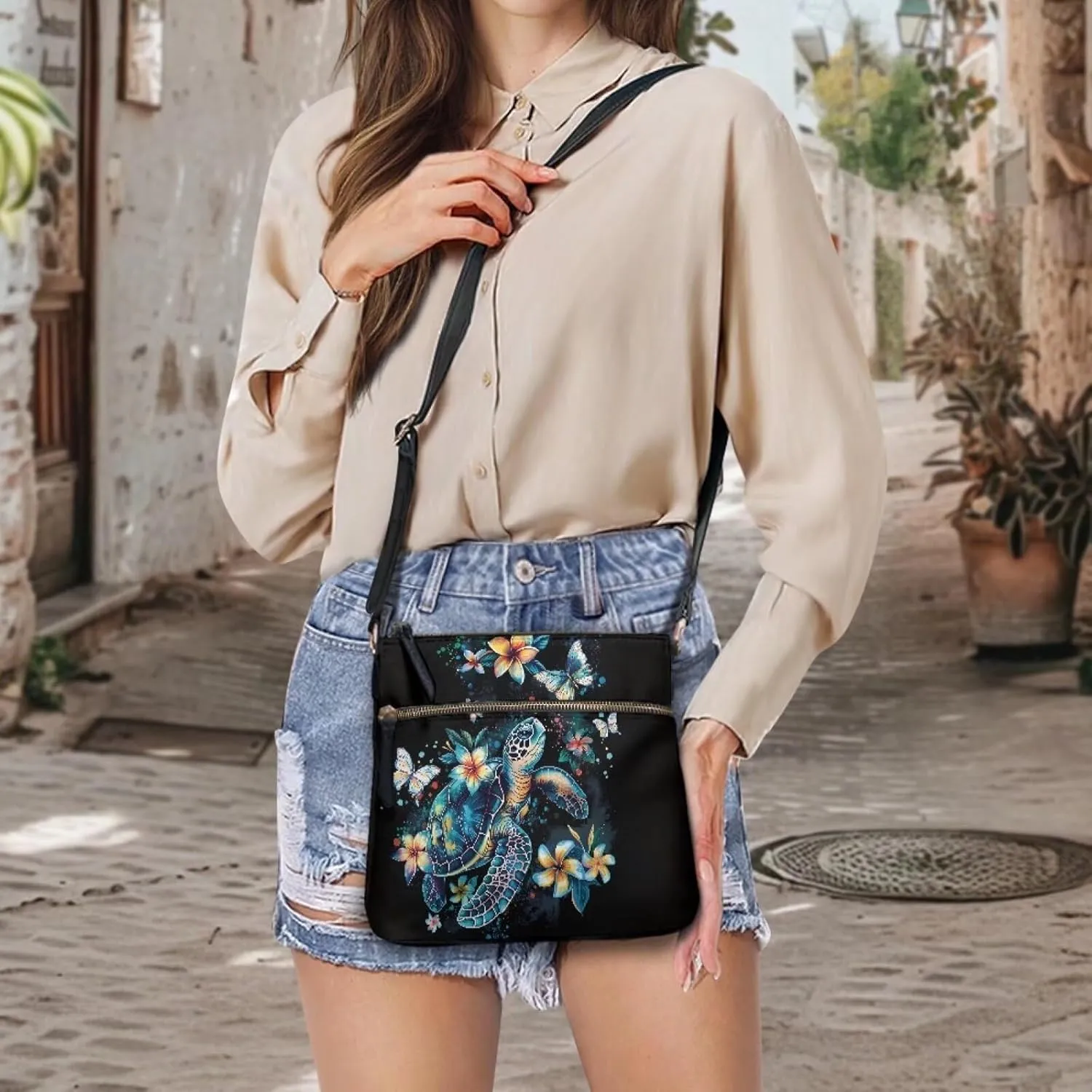 Women's Crossbody Bag Purse Shoulder Bag with Adjustable Strap,Trendy Leather Hobo Handbags Sling Bag Purse