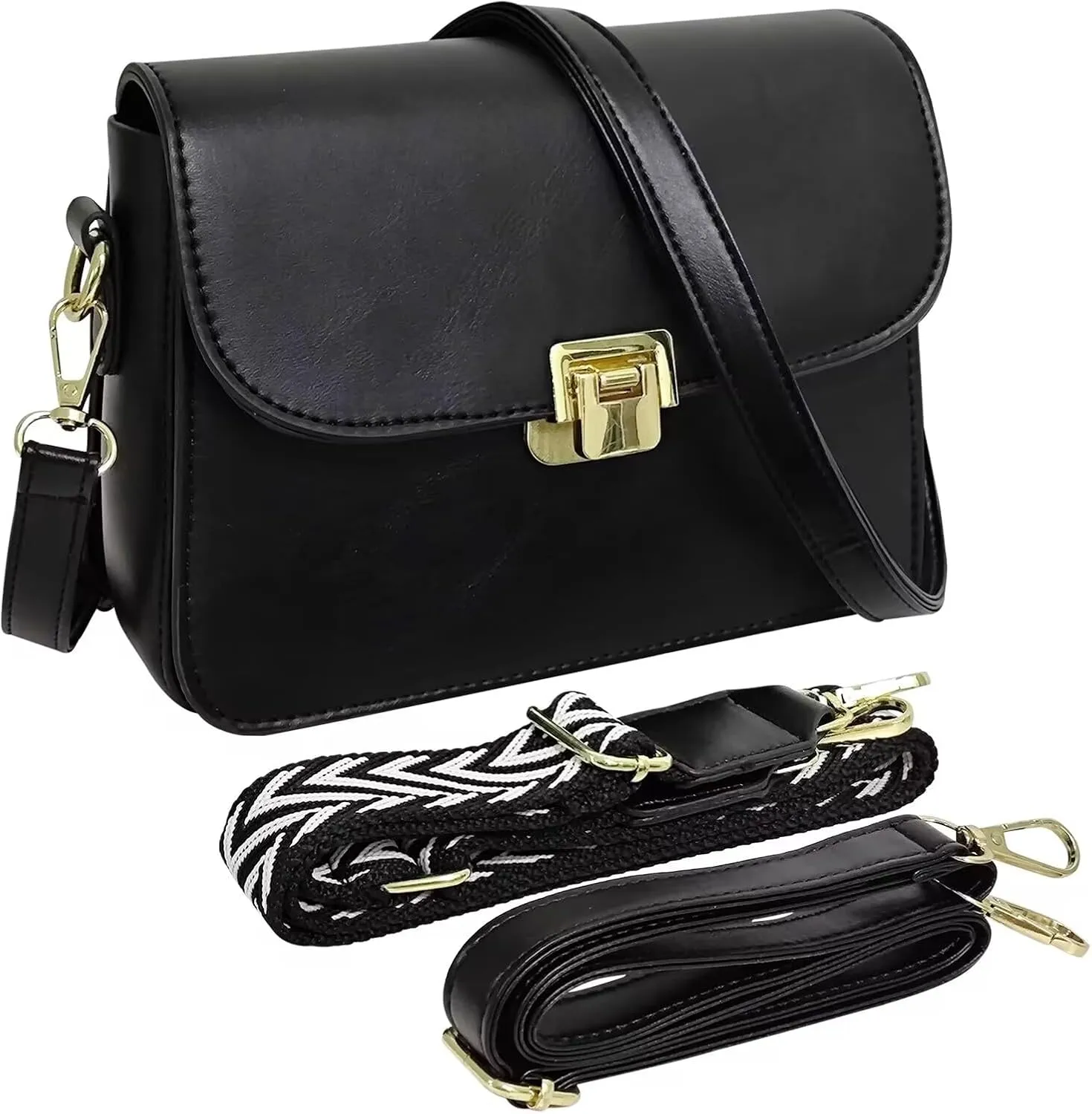 Women’s Crossbody Purse | Adjustable Strap, Convertible to Shoulder Bag, Small Handbag with Removable Strap
