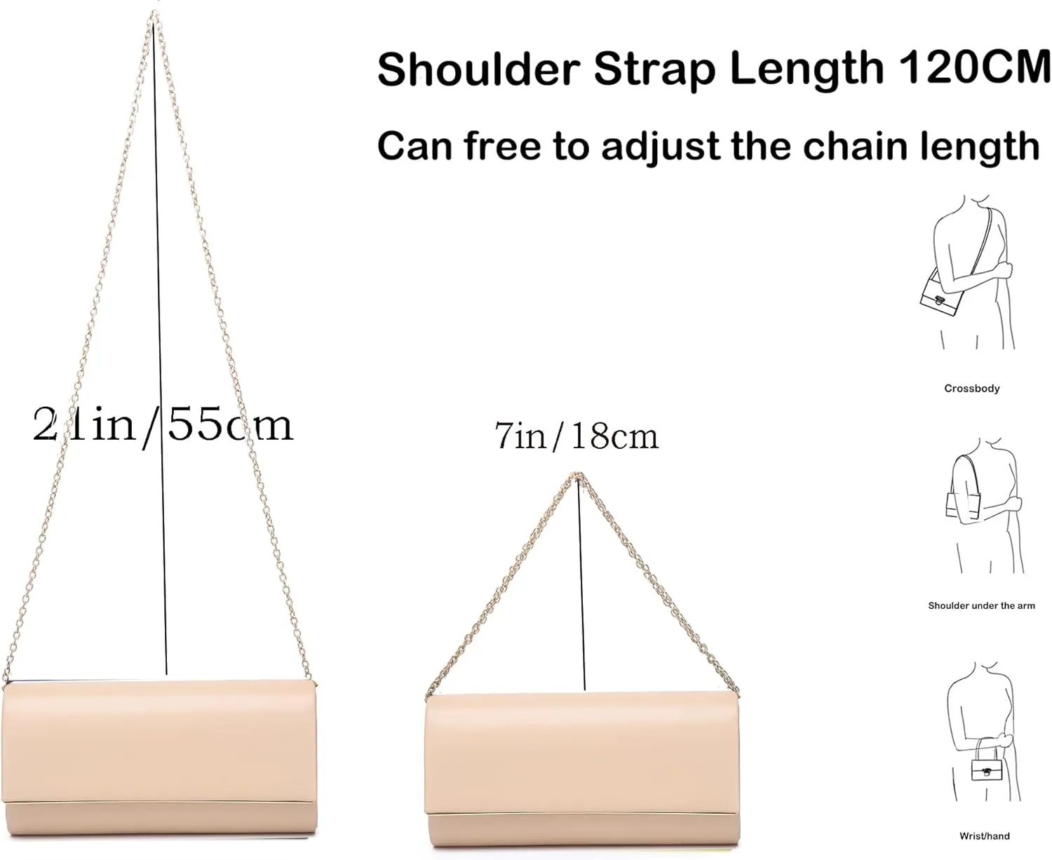 Women's Evening Clutch Bags for Formal Cocktail Prom Wedding Party Patent Leather Dressy Foldover Purse Christmas gift